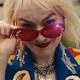 Margot Robbie as Harley Quinn.